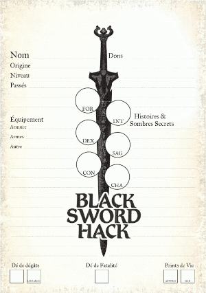 Aperçu de la fiche de personnage